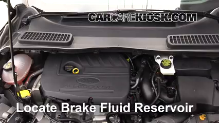 2018 Ford Escape SE 1.5L 4 Cyl. Turbo Líquido de frenos Controlar nivel de líquido